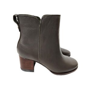 Sperry Seaport Heel Bootie Olve Women's 10 Olive NWT
